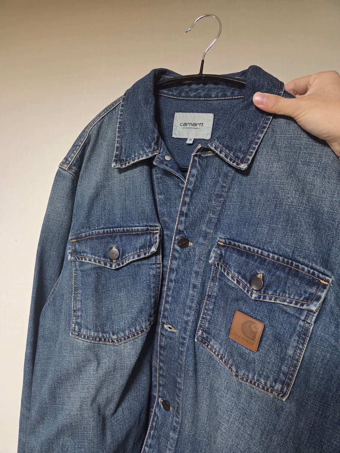 칼하트 WIP 링컨 셔츠 자켓 블루 상품이미지2