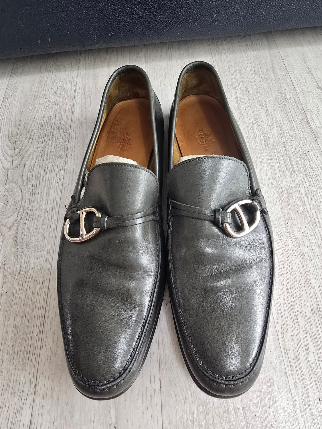 (정품) 에르메스 샹달 로퍼 41사이즈 (명품 남자 구두 신발 뮬) 상품이미지1