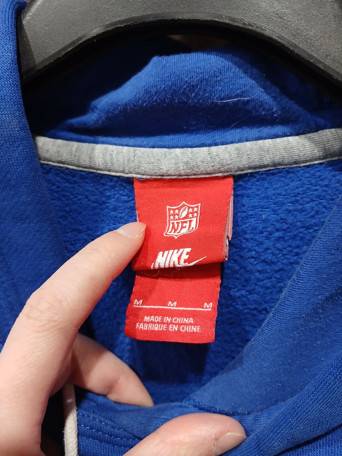 나이키 뉴잉글랜드 프린팅 후드티- M 상품이미지4