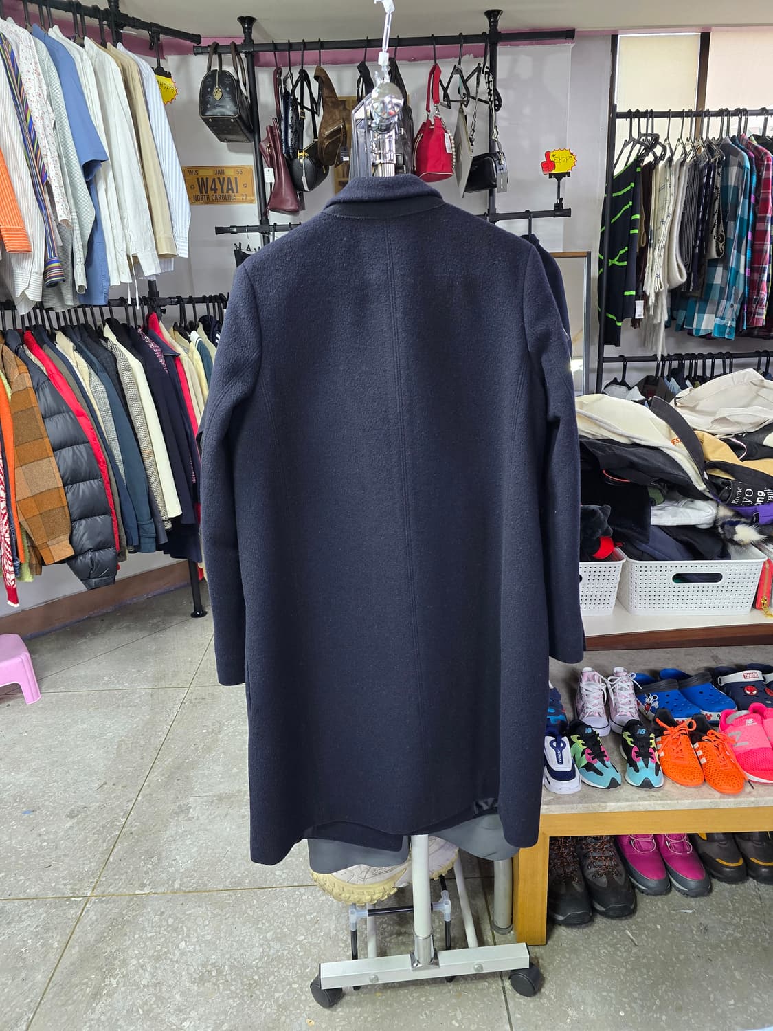 듀엘 블랙 롱코트 (1249) 상품이미지2