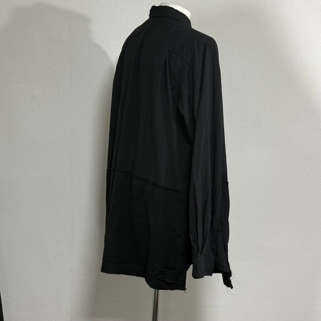 20ss 블랙 꼼데가르송 폴리 자켓 도킹셔츠 xl 상품이미지3