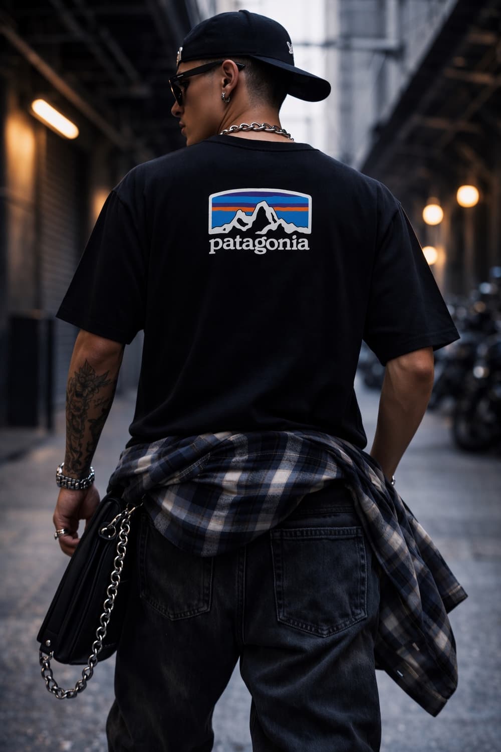 Patagonia 파타고니아 반팔 티셔츠 (블랙) 상품이미지1