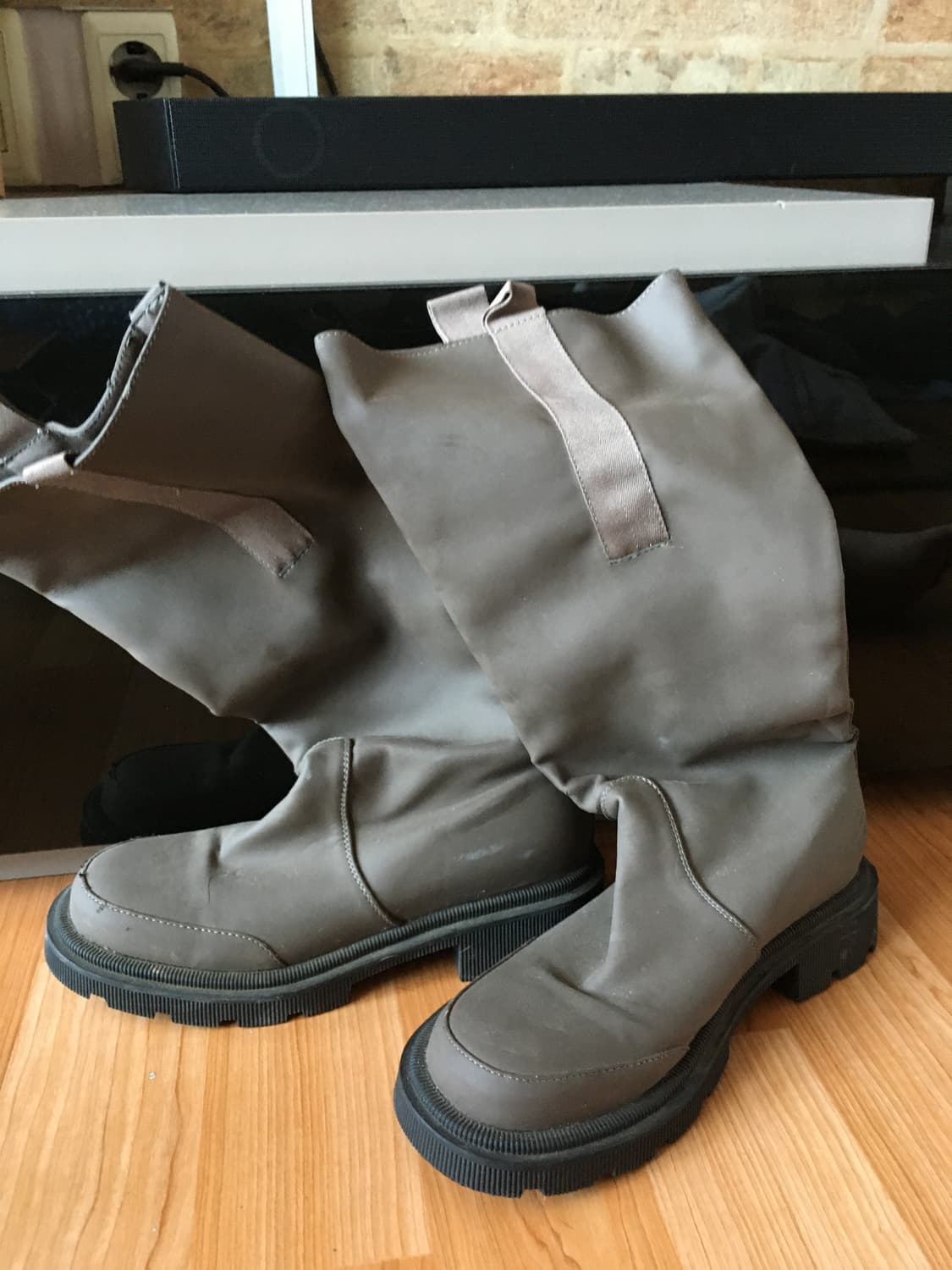 소프트 브라운 롱부츠 상품이미지1