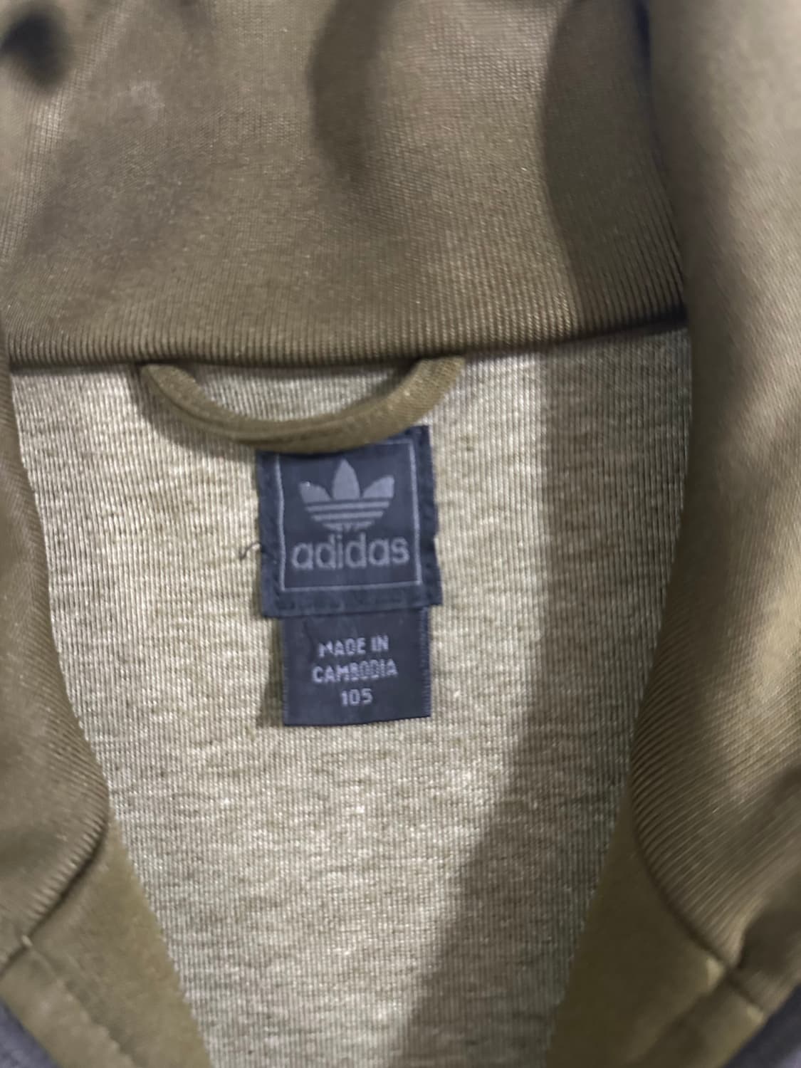 00s adidas 올드스쿨 올리브 66 패치 트랙탑 져지 상품이미지4