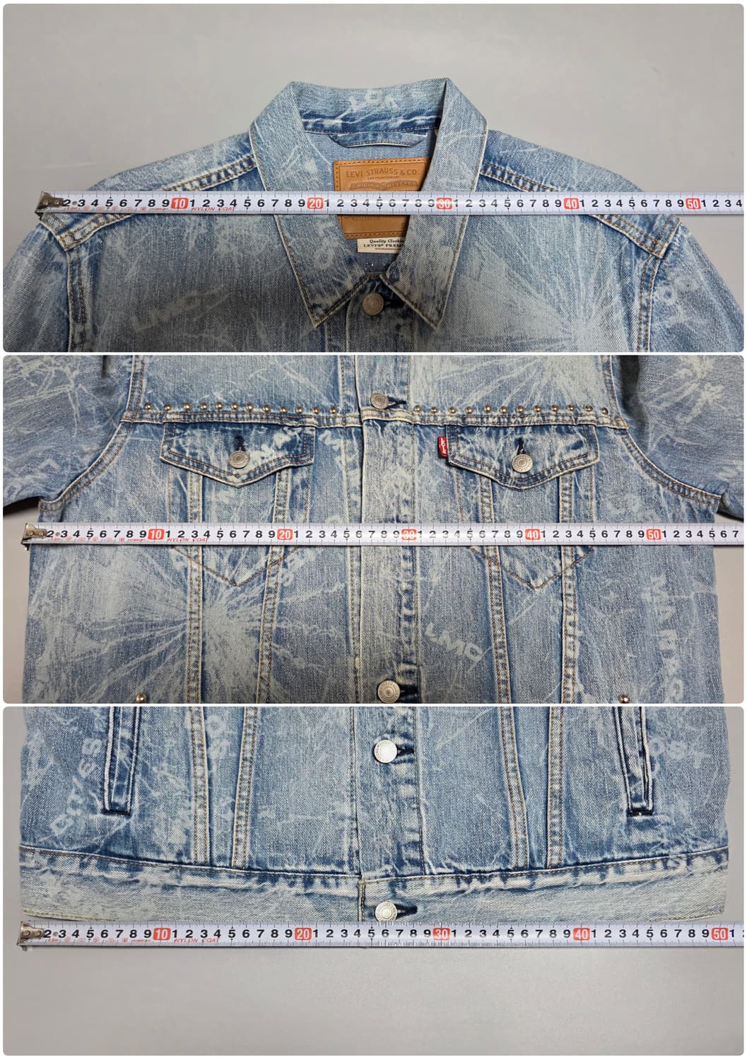 리바이스 X 엘엠씨 트러커자켓 (L) LEVIS 데님자켓 상품이미지2