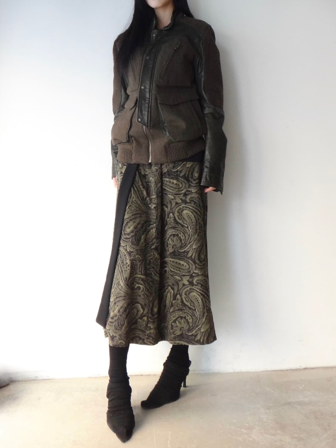 CHRIS. CHRISTY Urban leather zip jacket  상품이미지7