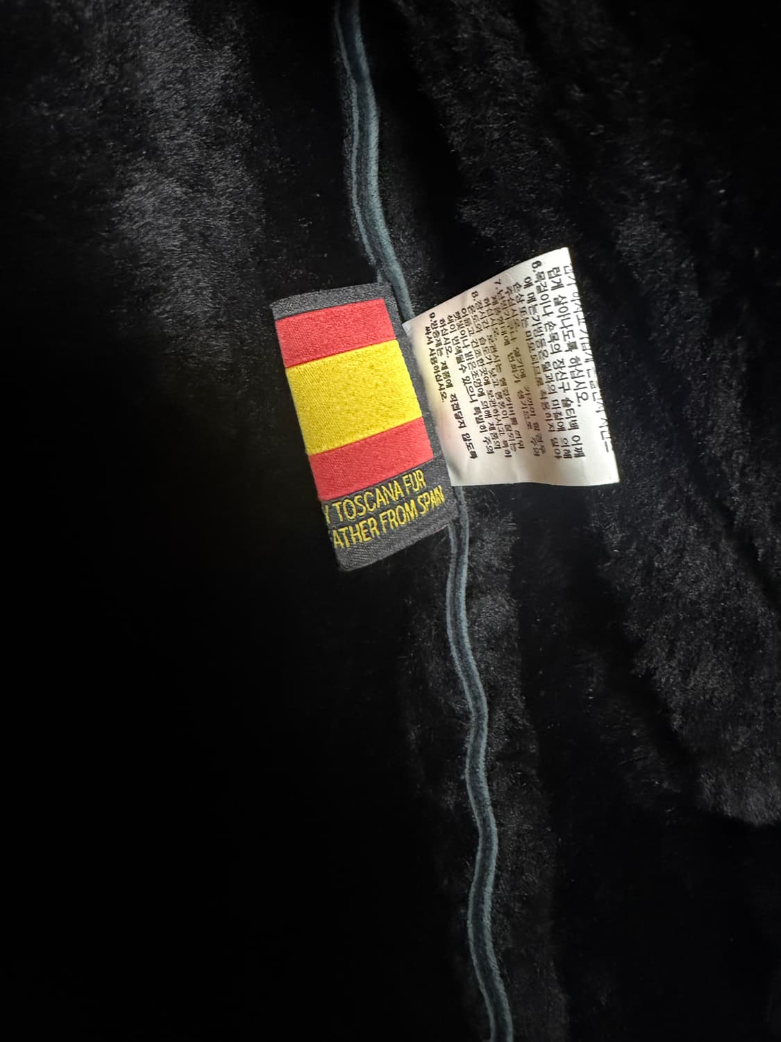 스페인 양가죽 B-3 무스탕 L 새상품 상품이미지4