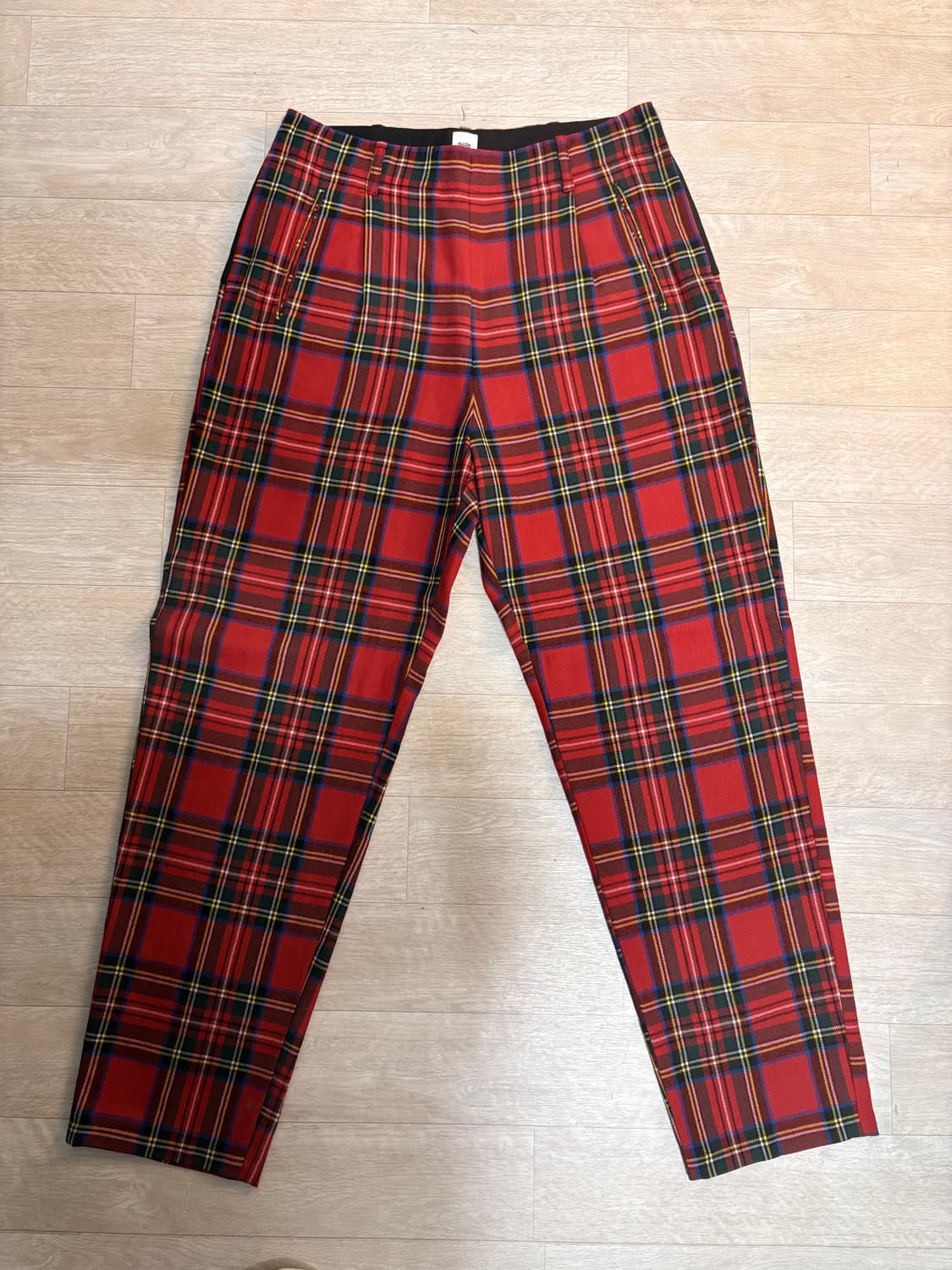 magliano 마리아노 레드 체크 바지 마그리아노 상품이미지1