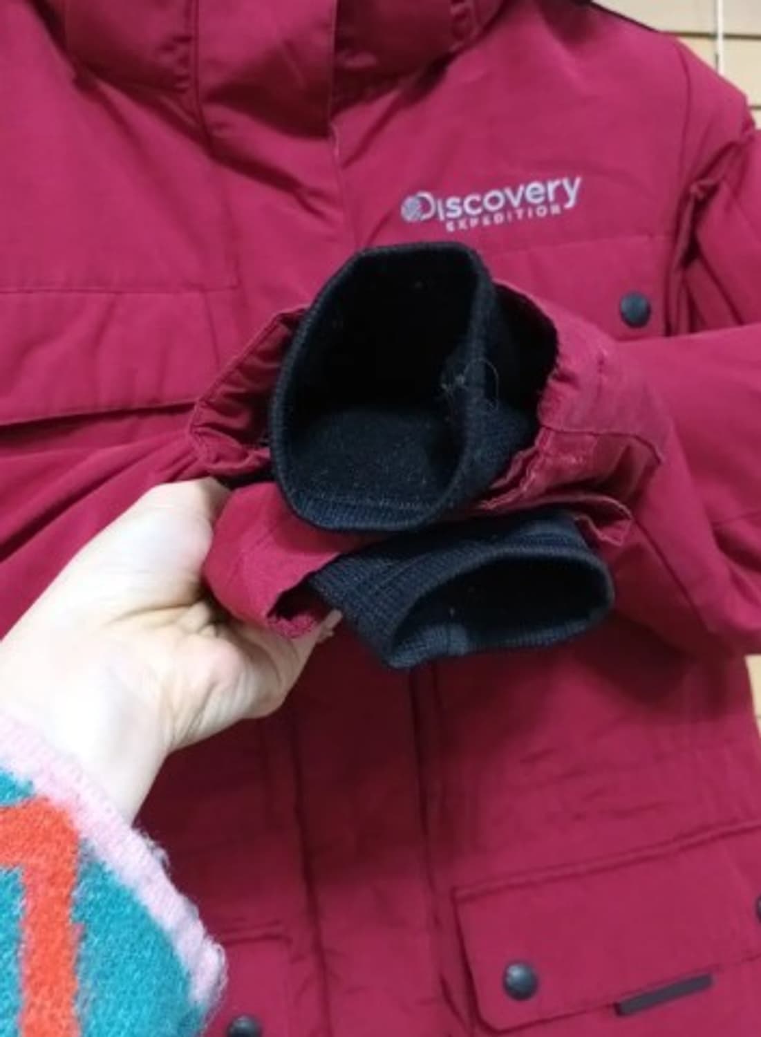 디스커버리 여성 헤비다운구스패딩 스키점퍼 95사이즈 상품이미지5