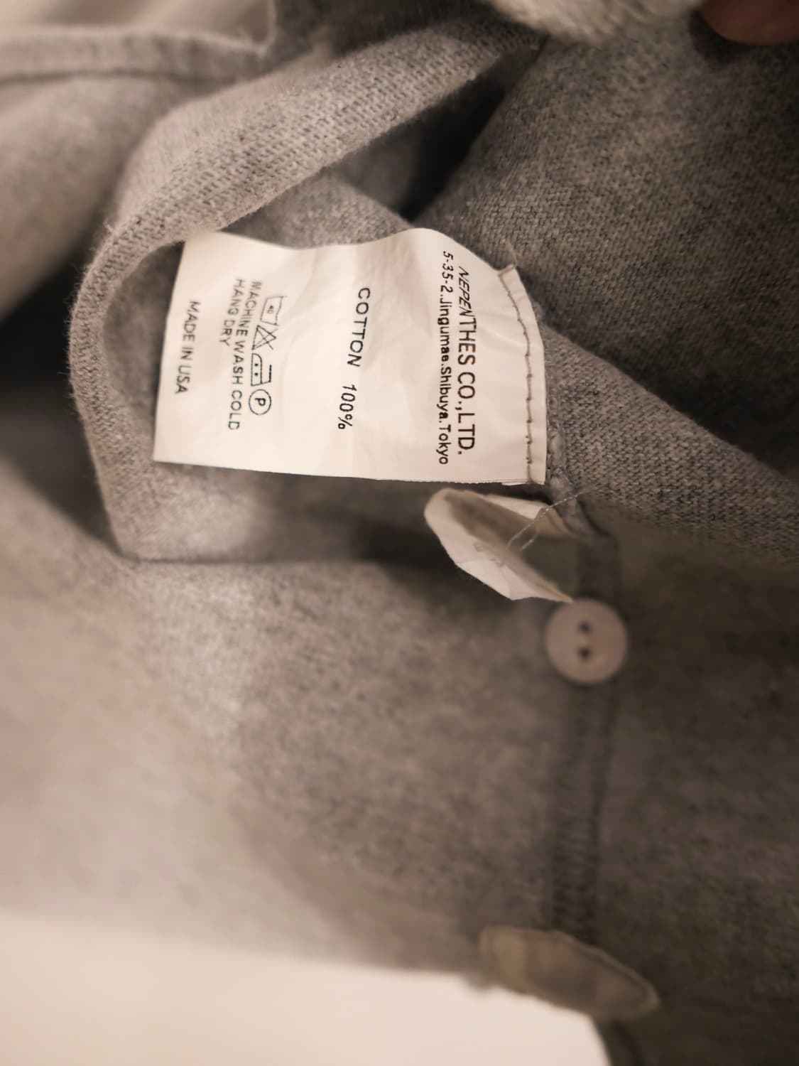 엔지어드 가먼츠 스웨트 폴로 하프집 상품이미지5