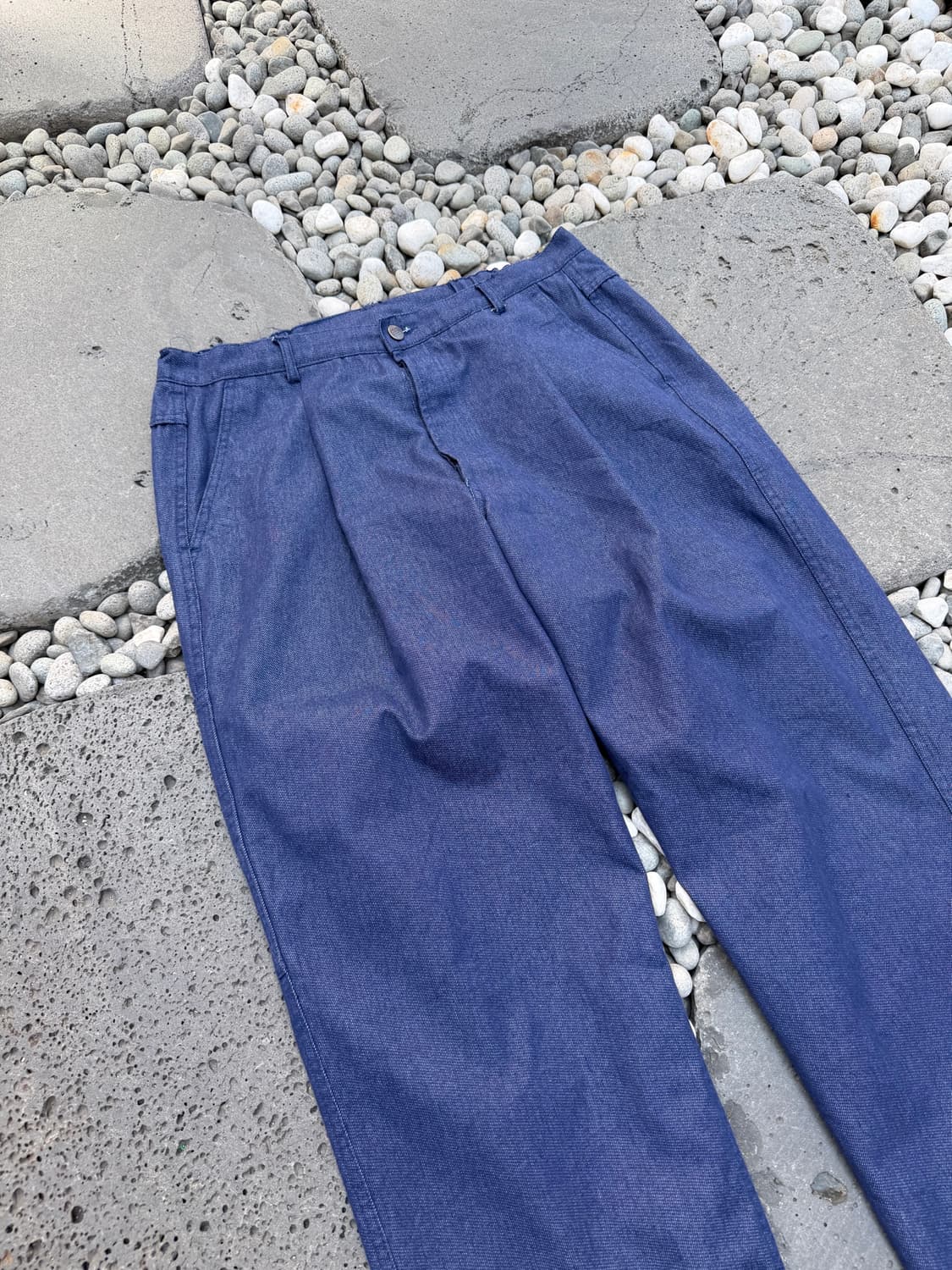 1990s LE CEDRE DENIM FRENCH 데님 프렌치 와이드팬츠 상품이미지5