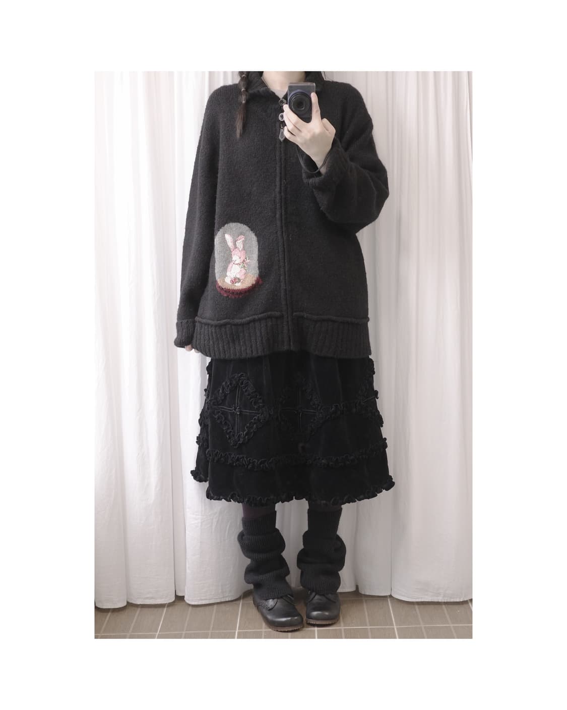 Rabbit Knit Zip-up 상품이미지2