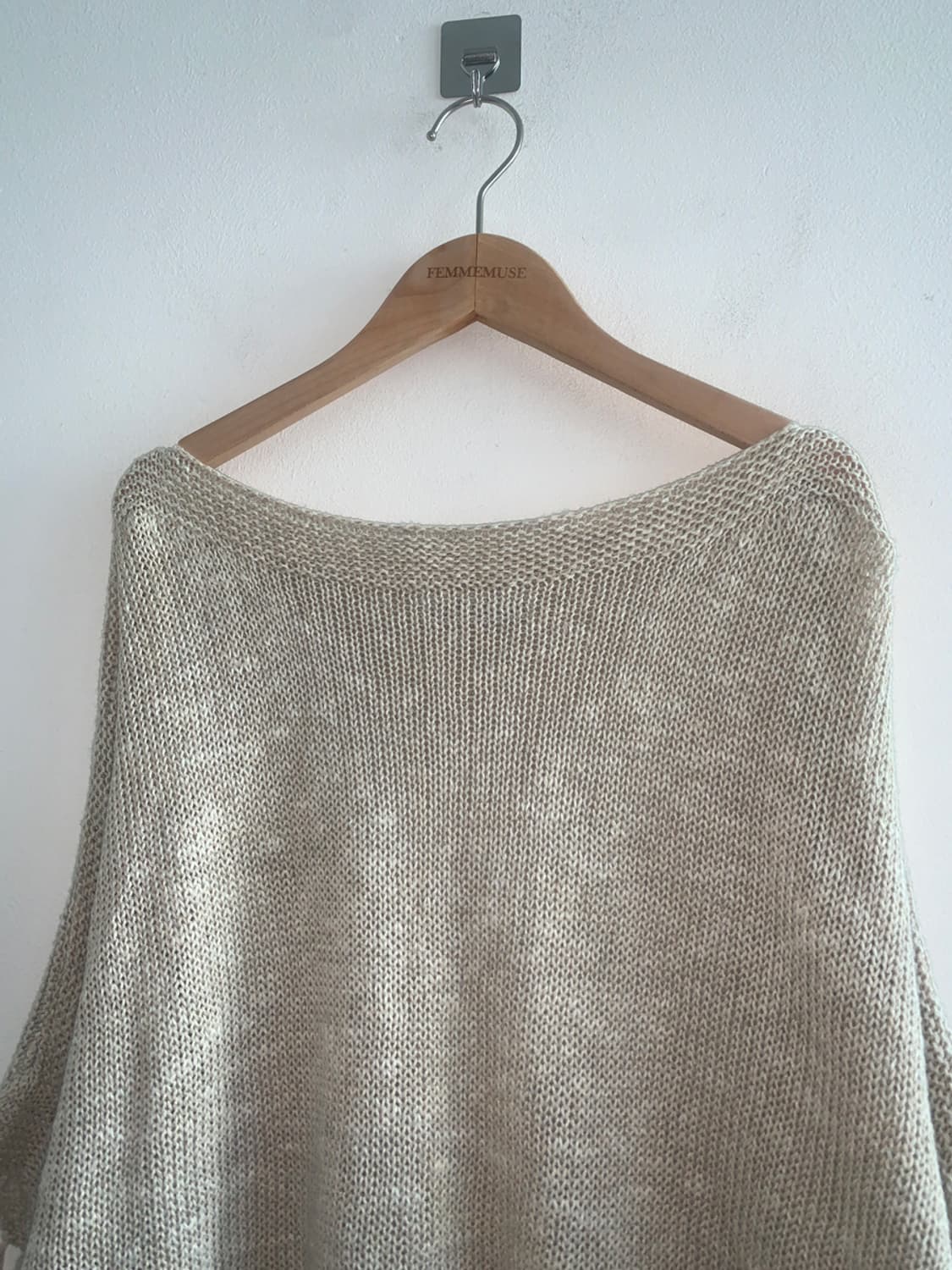 Cape loose knit 상품이미지2