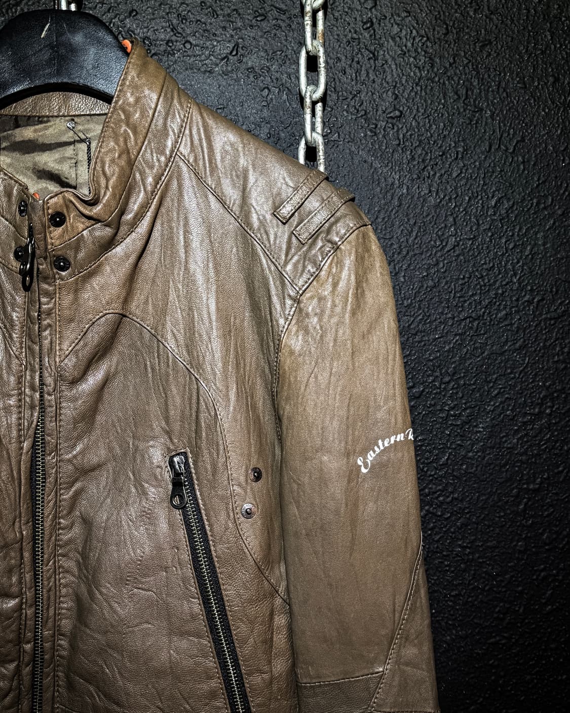 PPFM – Lamb Leather Stand-Collar Jacket  상품이미지3