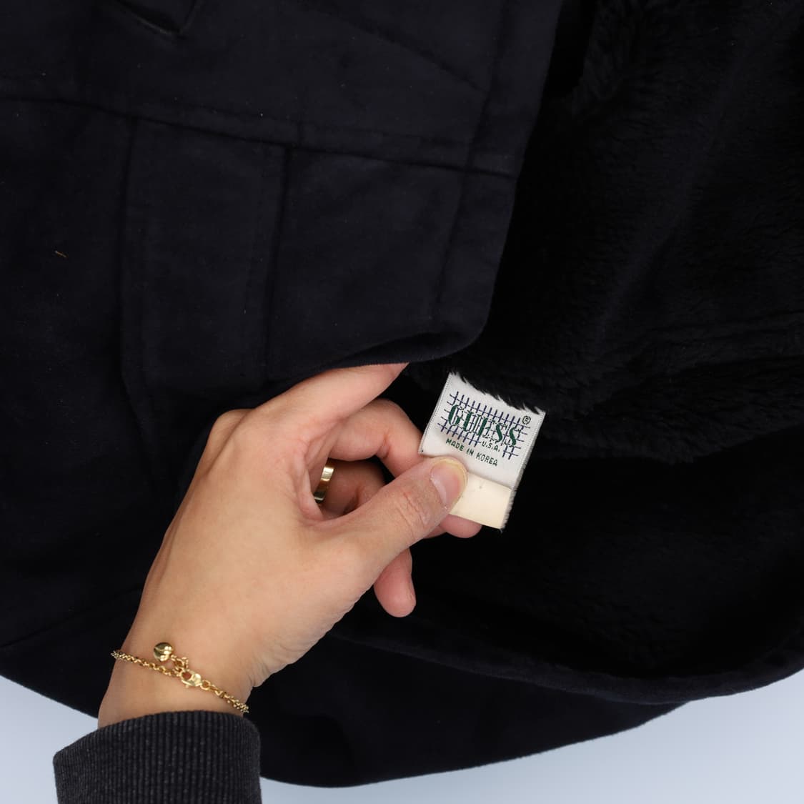 [100] 게스 90s 스웨이드 무스탕 자켓 1210H1 상품이미지6