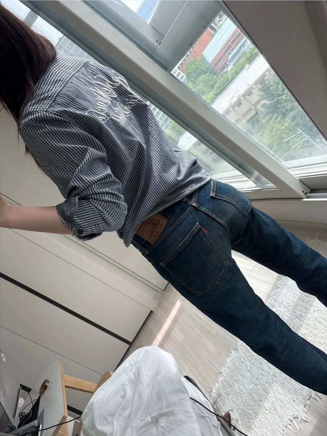 GRF Arch Logo Stripe Shirt 상품이미지1