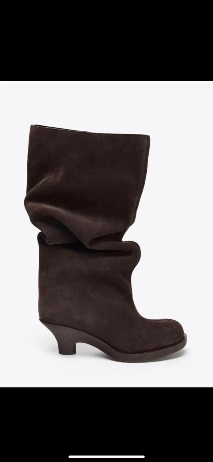 자라 zara 키튼힐 스웨이드 부츠 235 상품이미지2