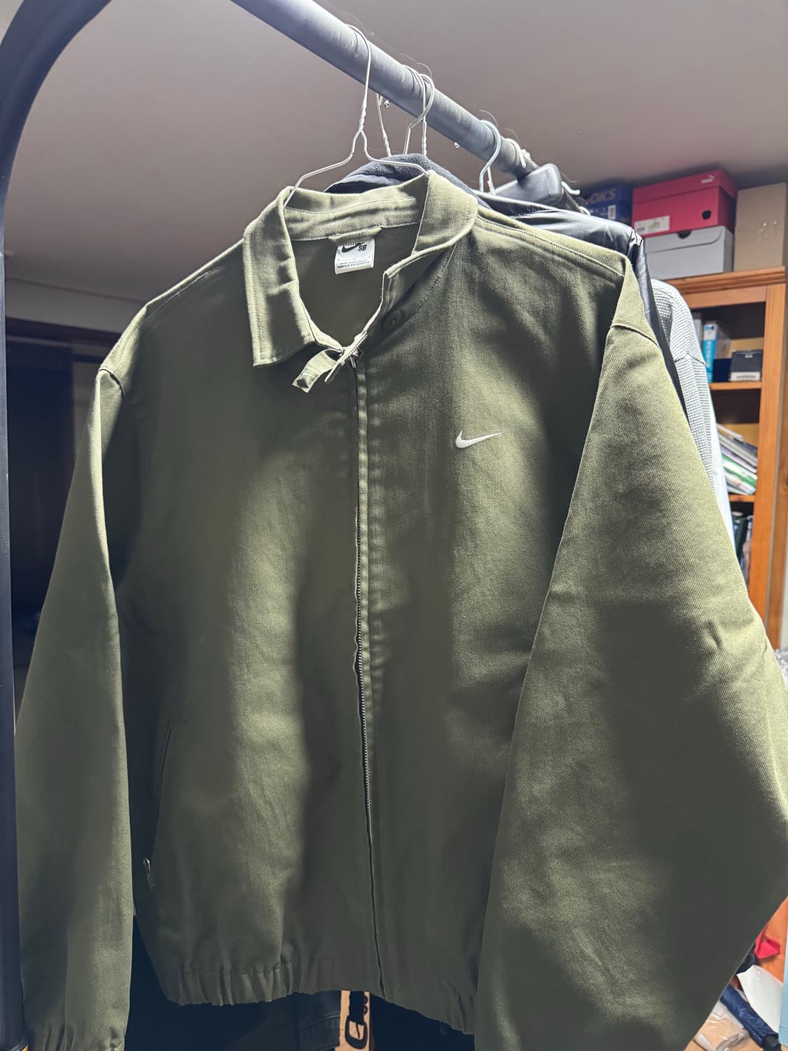 나이키 SB경량 스케이트보딩 자켓 올리브 L 상품이미지2