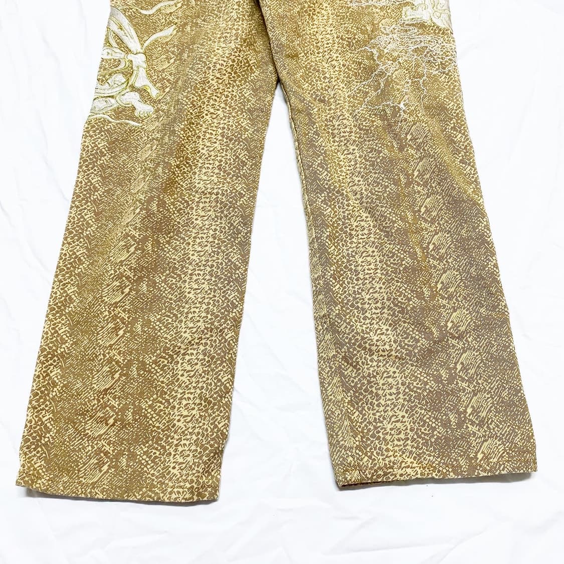 FUGUTAITEN - 풍신뇌신 자수 패턴 팬츠 상품이미지7