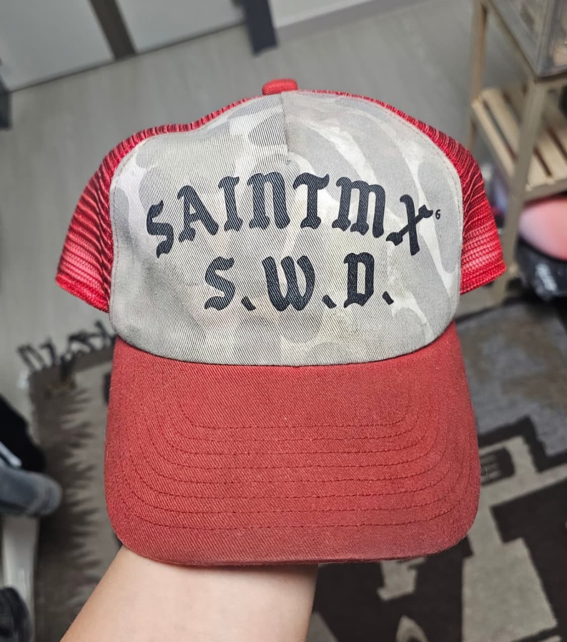 세인트미카엘 x 션 우더스푼 트러커 캡 상품이미지1