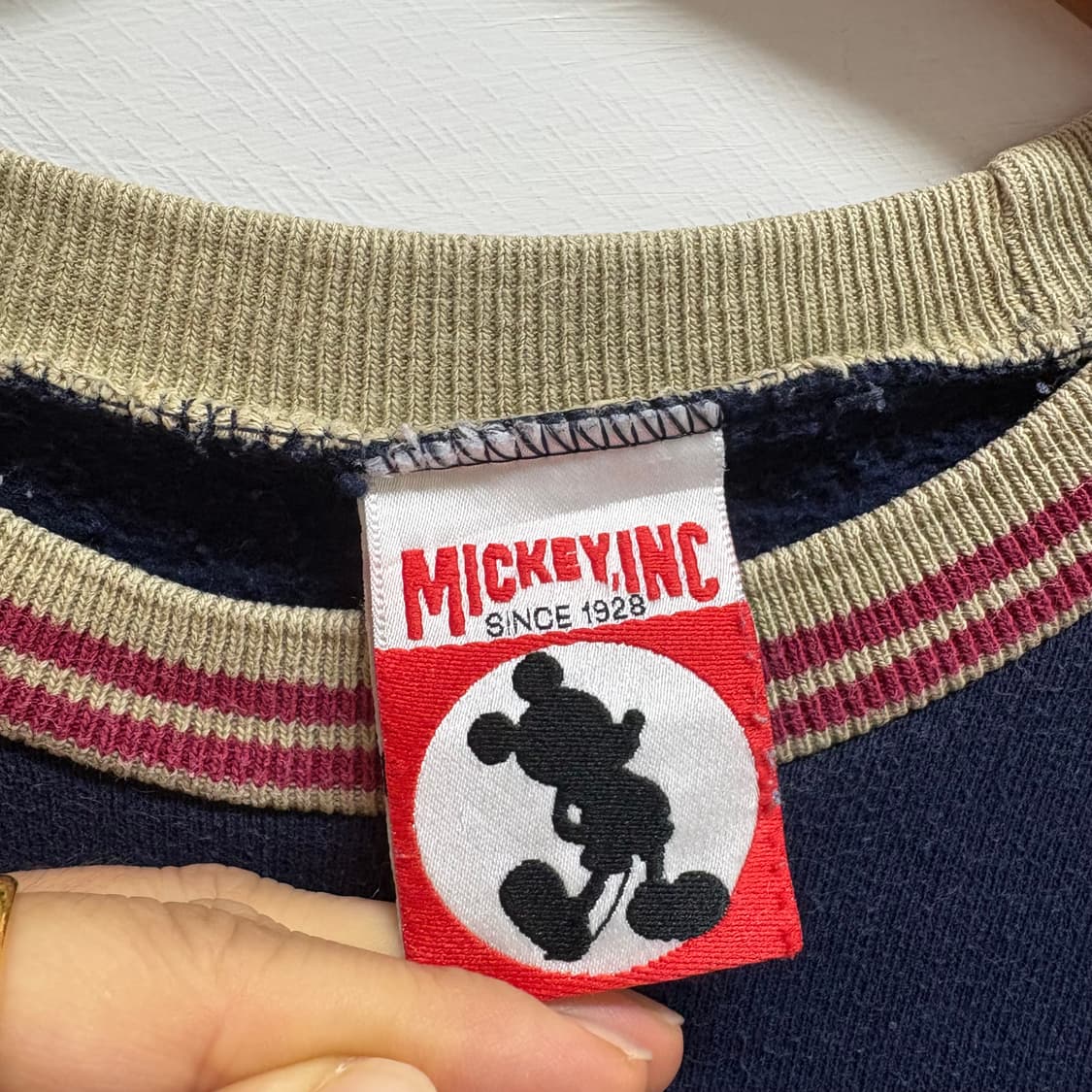 90s USA Mickey 디즈니 미키마우스 50/50스웻셔츠 맨투맨  상품이미지3