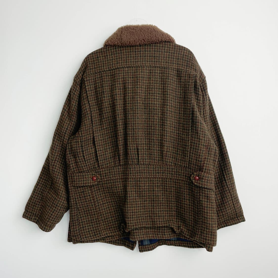A2 폴로랄프로렌 하운드투스 체크 울 트위드 헌팅재킷 105사이즈 상품이미지3