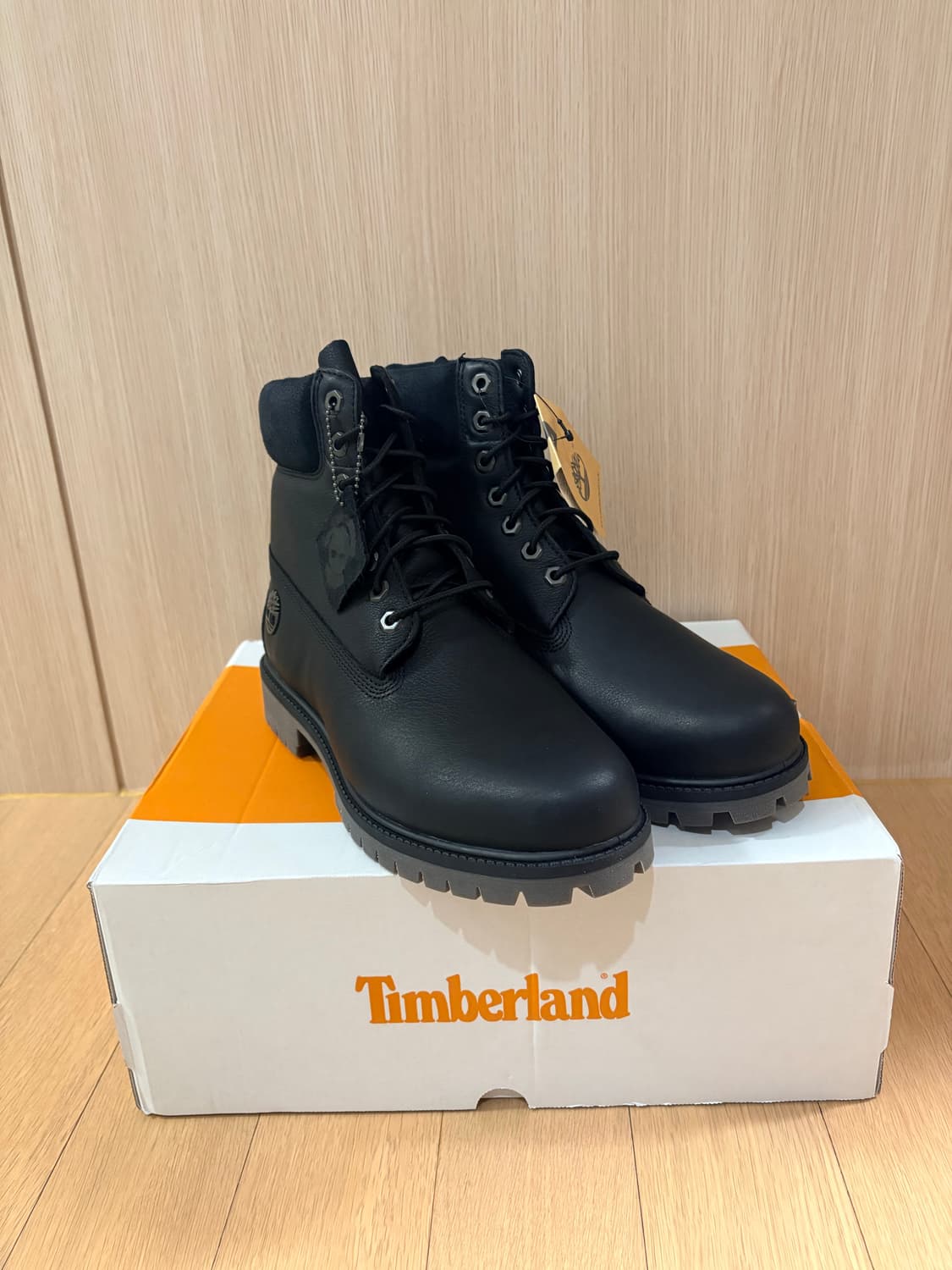 세일) 팀버랜드 6인치 가죽 부츠 블랙 상품이미지5