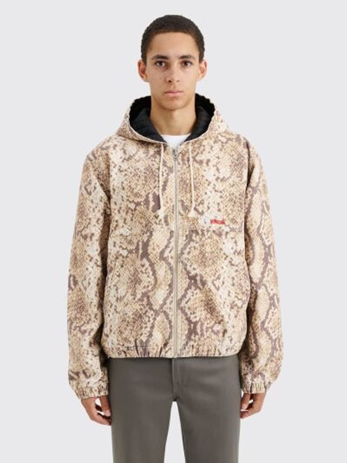 [XL]스투시 인슐레이티드 워크 자켓 파이썬 뱀피 상품이미지3