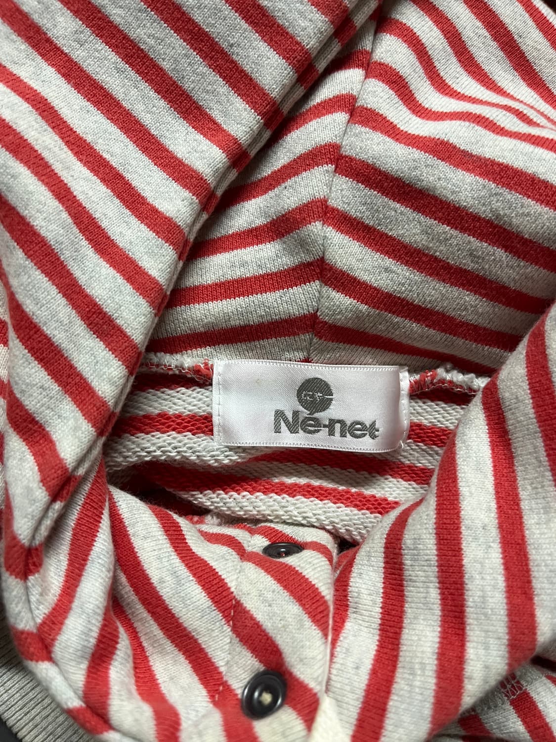 네넷냐 스트라이프 후드집업 🐱red 상품이미지2