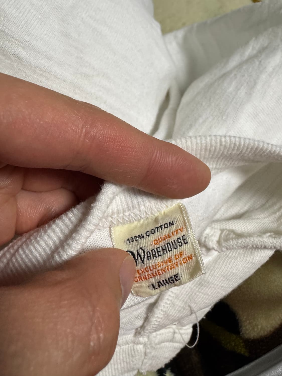 (L) 웨어하우스 헨리넥 반팔 티셔츠 상품이미지6