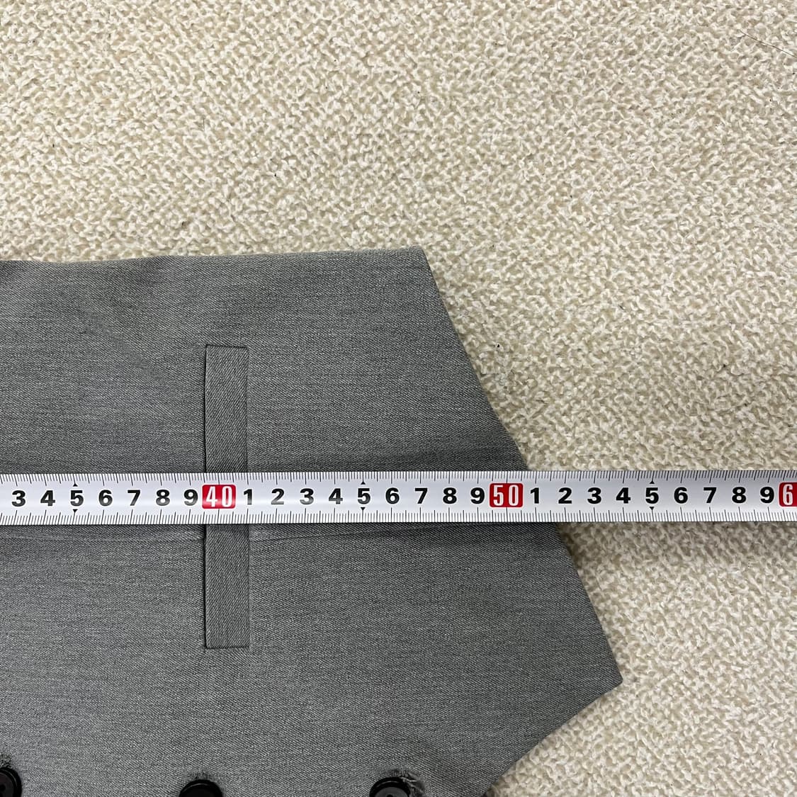 [46] 빈티지 그레이 슬림핏 정장 조끼 베스트 0102M1 상품이미지4