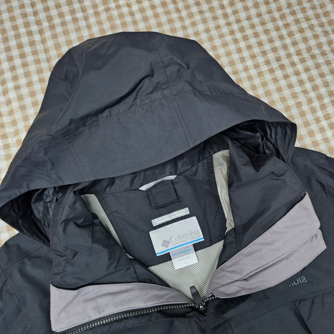 컬럼비아 옴니테크 바람막이 자켓 남자100 상품이미지2