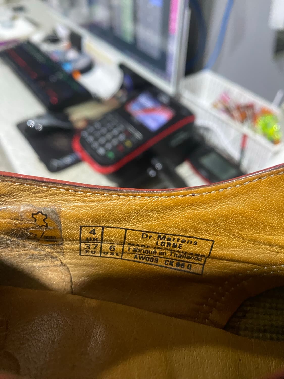 닥터마틴 몽크 스트랩 버건디 230mm 상품이미지7