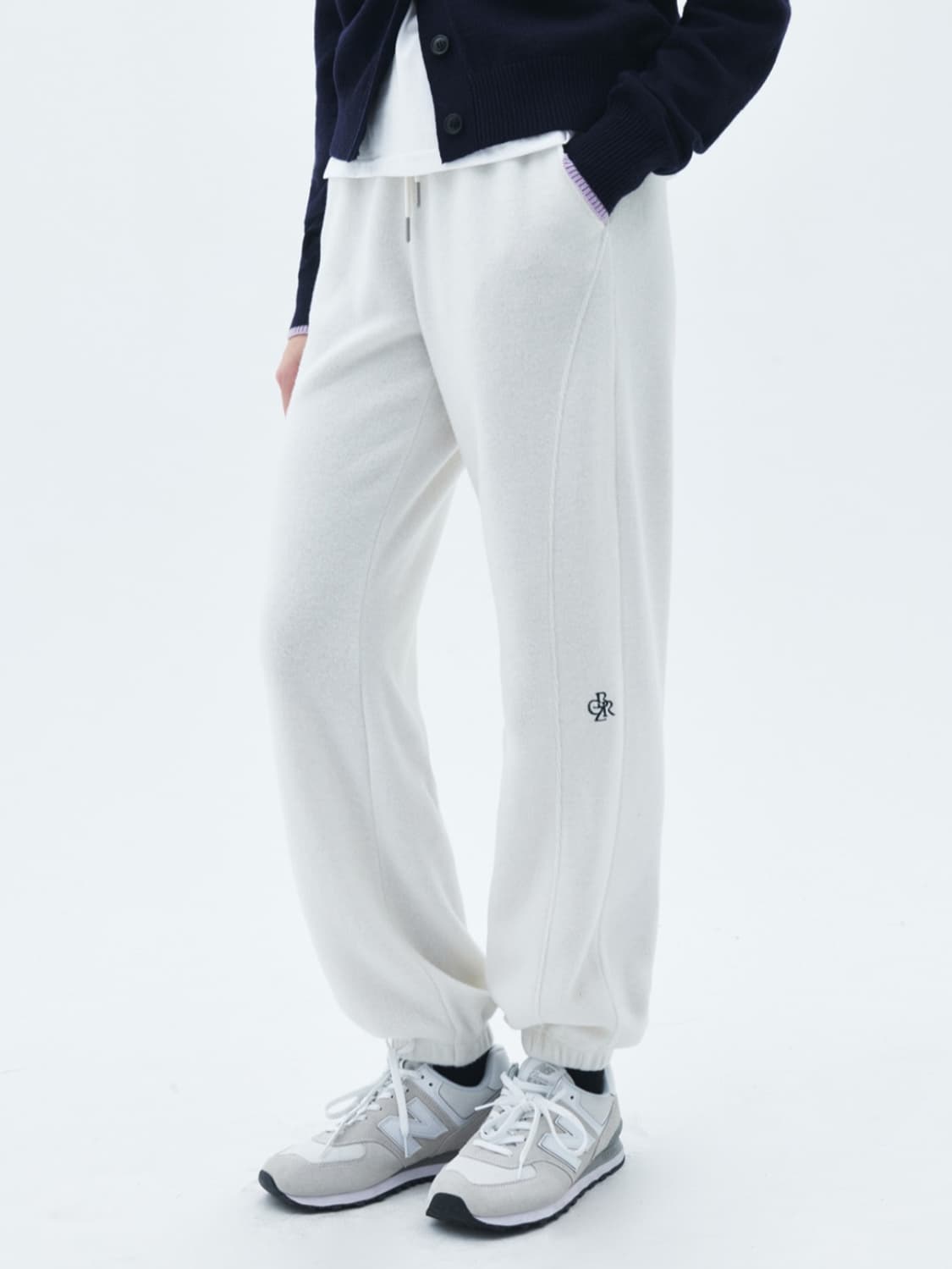 시티브리즈 플리스 밴딩팬츠 아이보리 상품이미지2