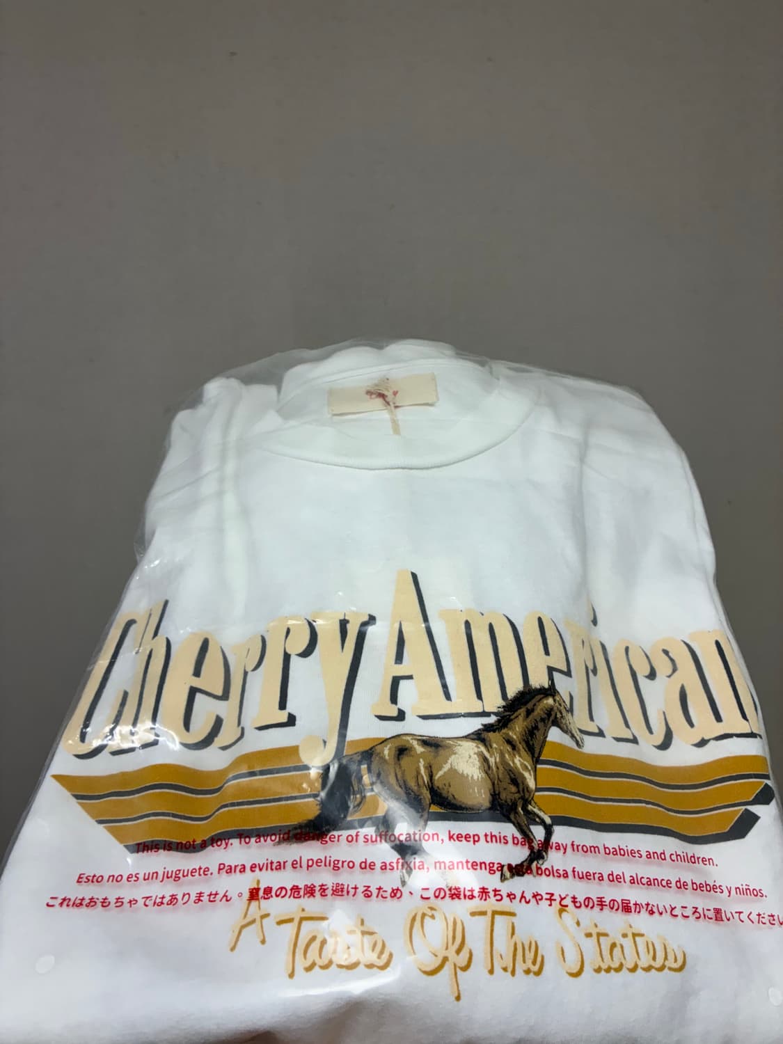 [M]Cherry LA american 티셔츠 화이트 상품이미지1