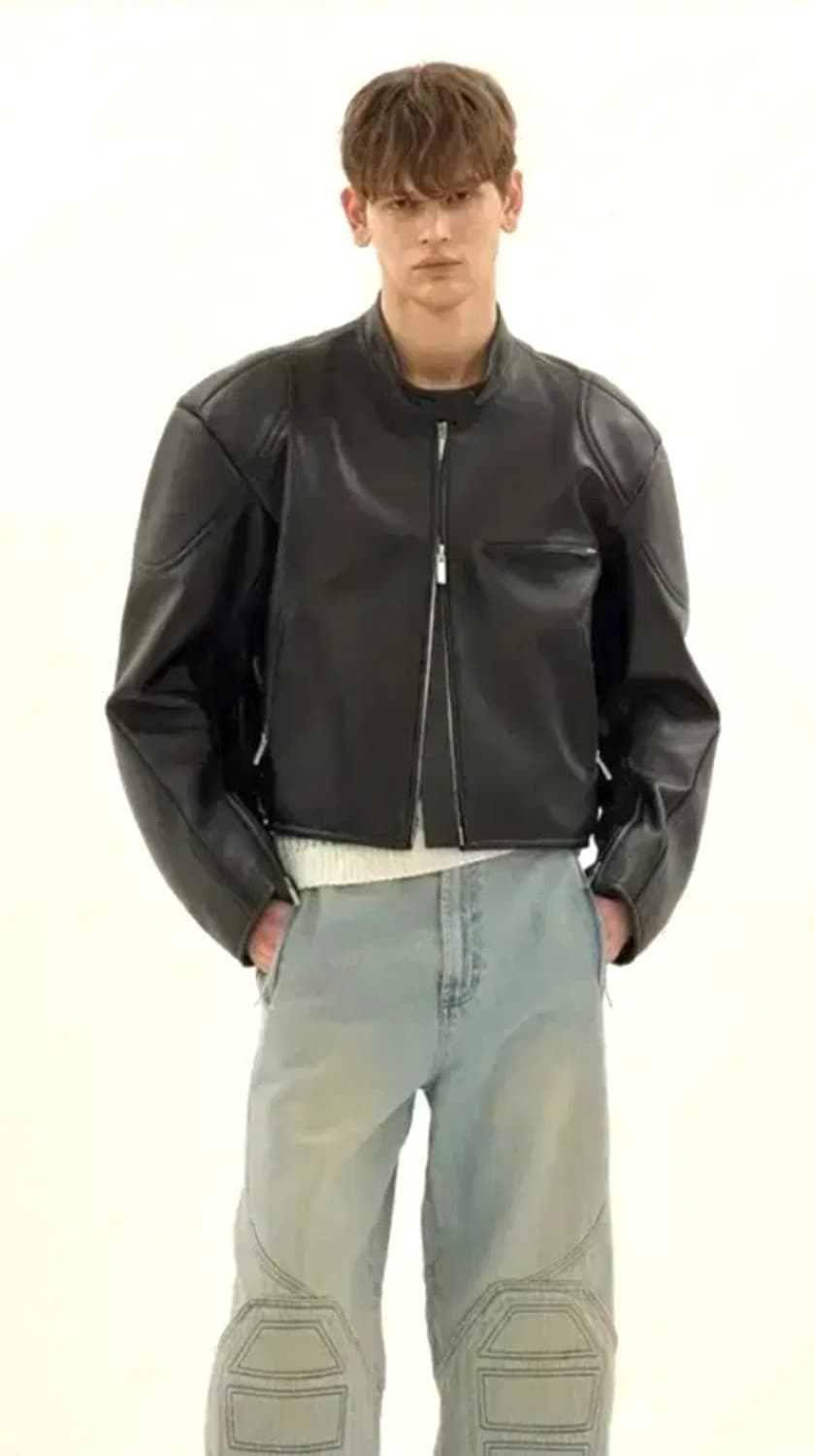 시스템옴므 23FW 파리컬렉션 바이커 자켓 상품이미지2