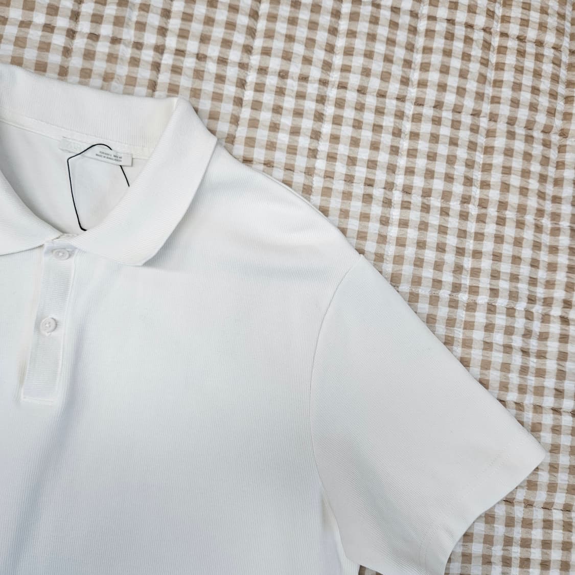 미착용 자라 반소매 카라티 남자100 상품이미지3