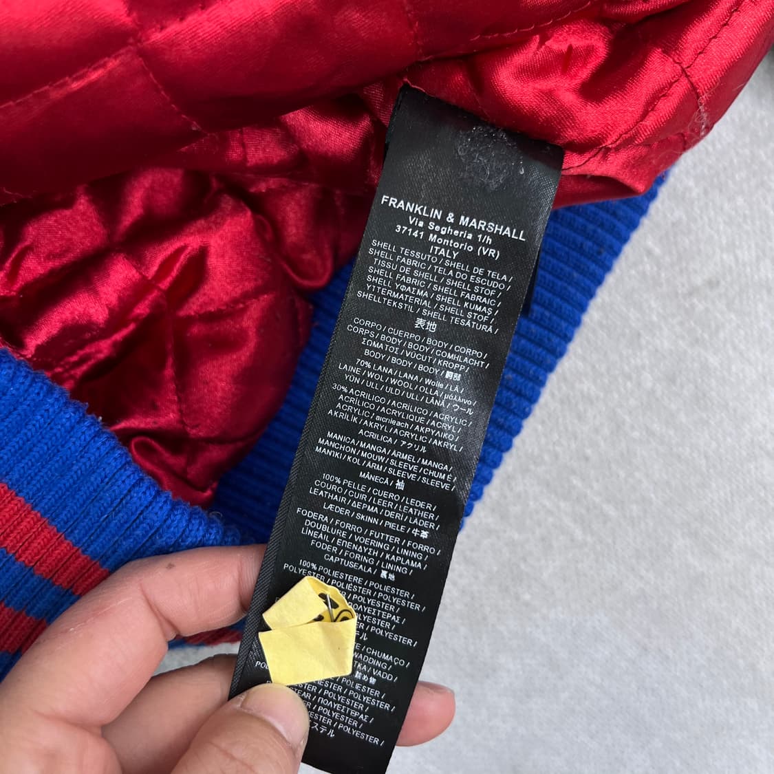 100 프랭클린x마르셀 스타디움 바시티 자켓 상품이미지8