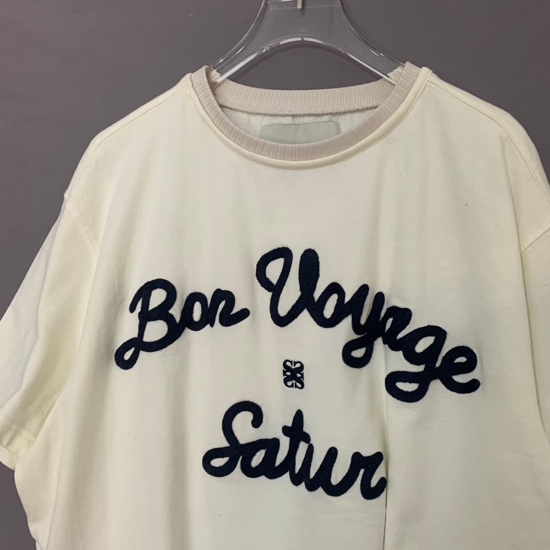 XL SATUR 세터 보야지 시그니처 로고 반팔티 상품이미지3