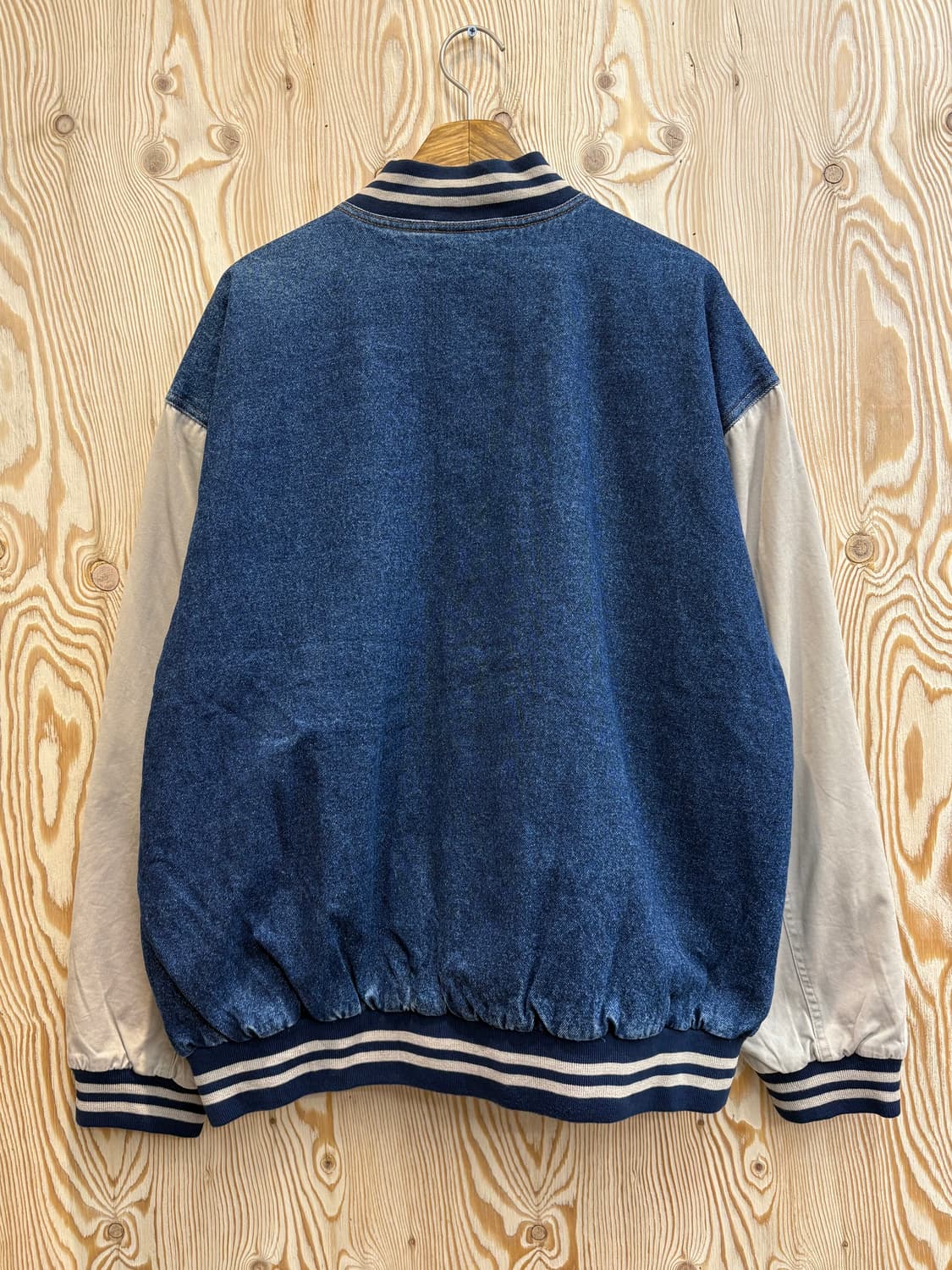 Basic editions 데님 바시티자켓 상품이미지2