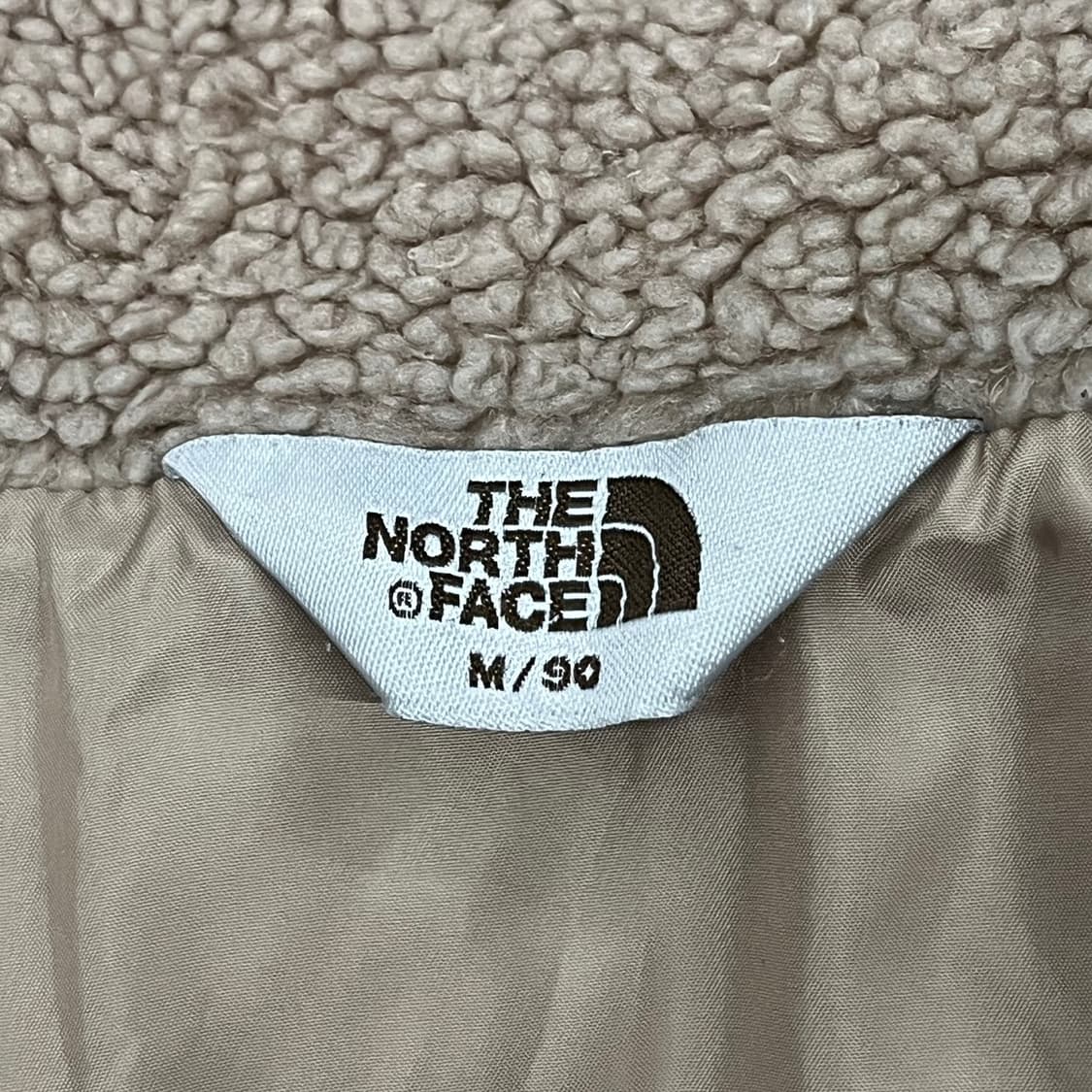 [정품/M] 노스페이스 뽀글이 플리스 자켓 베이지 b15 상품이미지5