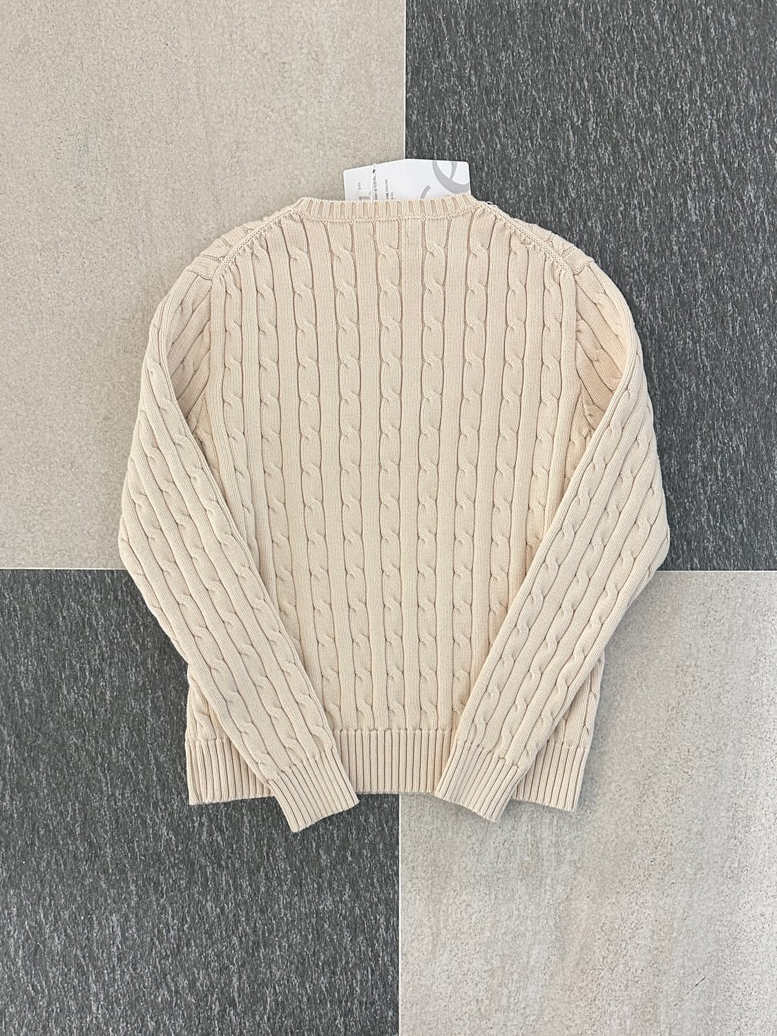 폴로 랄프로렌 라이트베이지 케이블 니트  상품이미지6