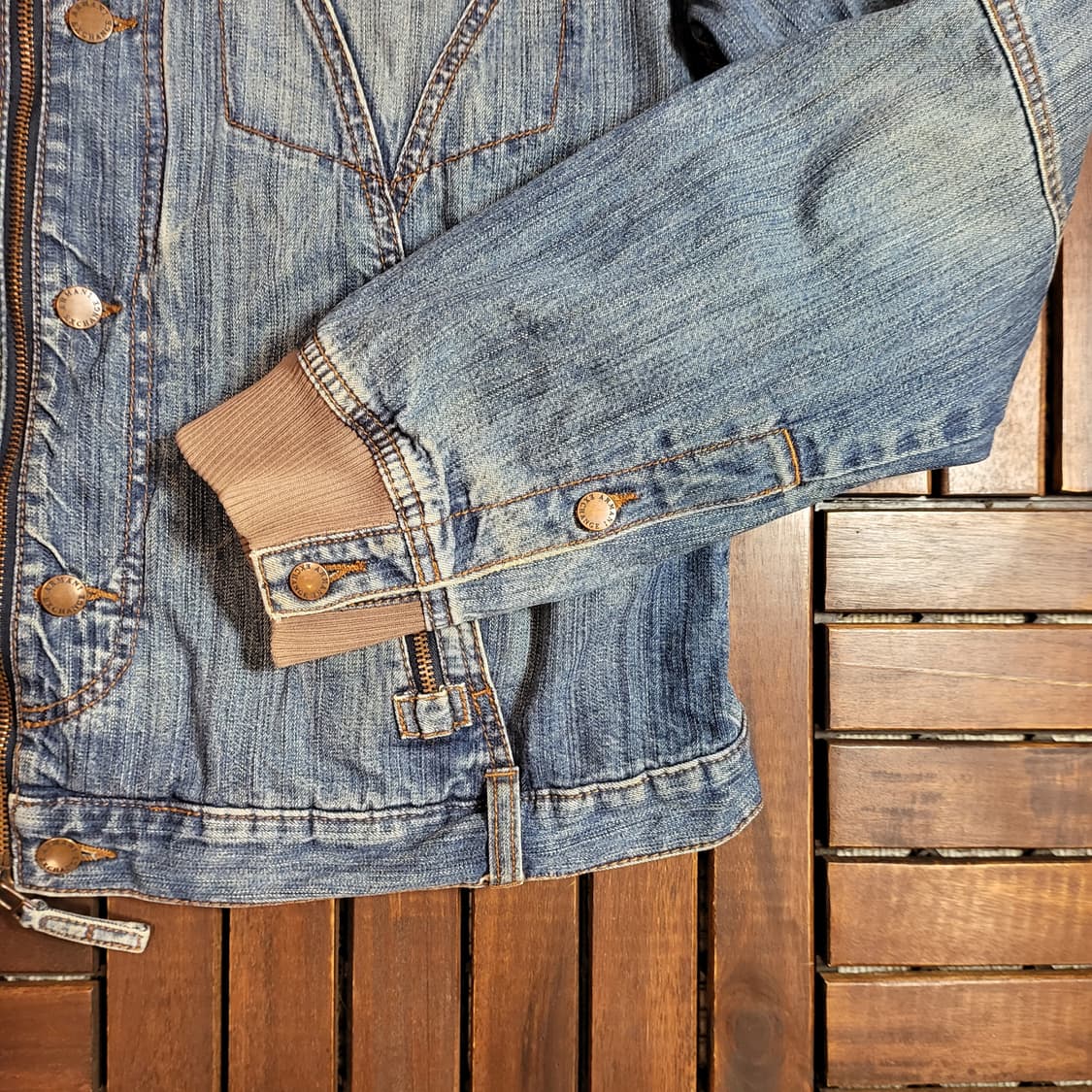 A|X 아르마니 익스체인지 데님 집업 자켓 (XL) 상품이미지5