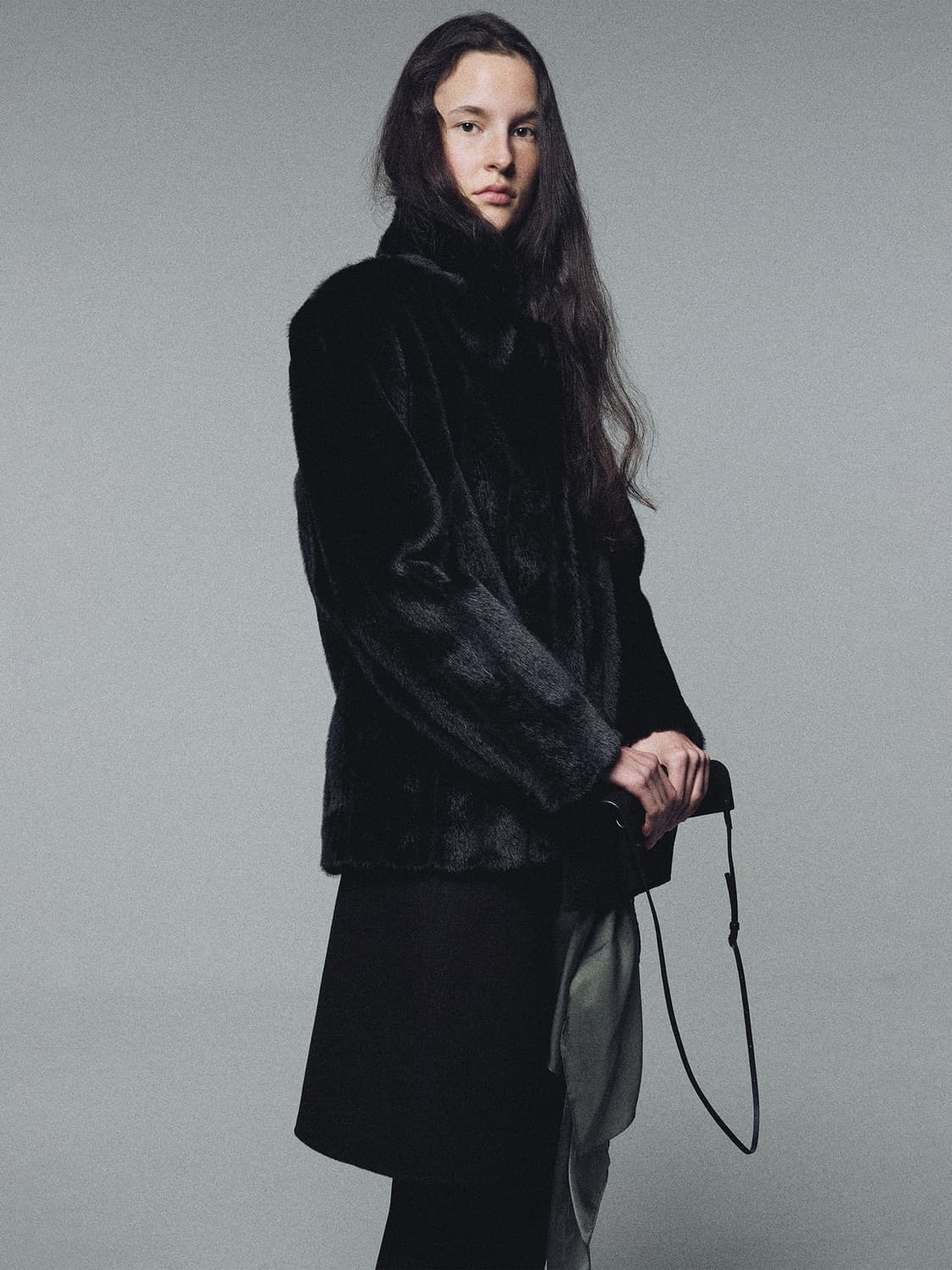 낫띵리튼 Misha faux fur jacket (Black) 상품이미지1