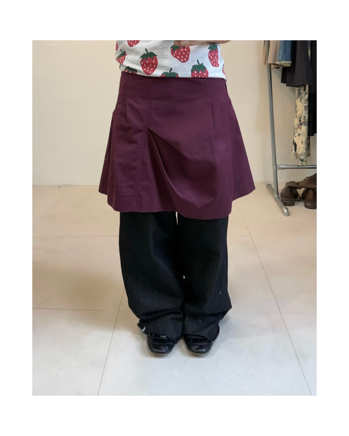 Dickies x zucca 미디 스커트 상품이미지2