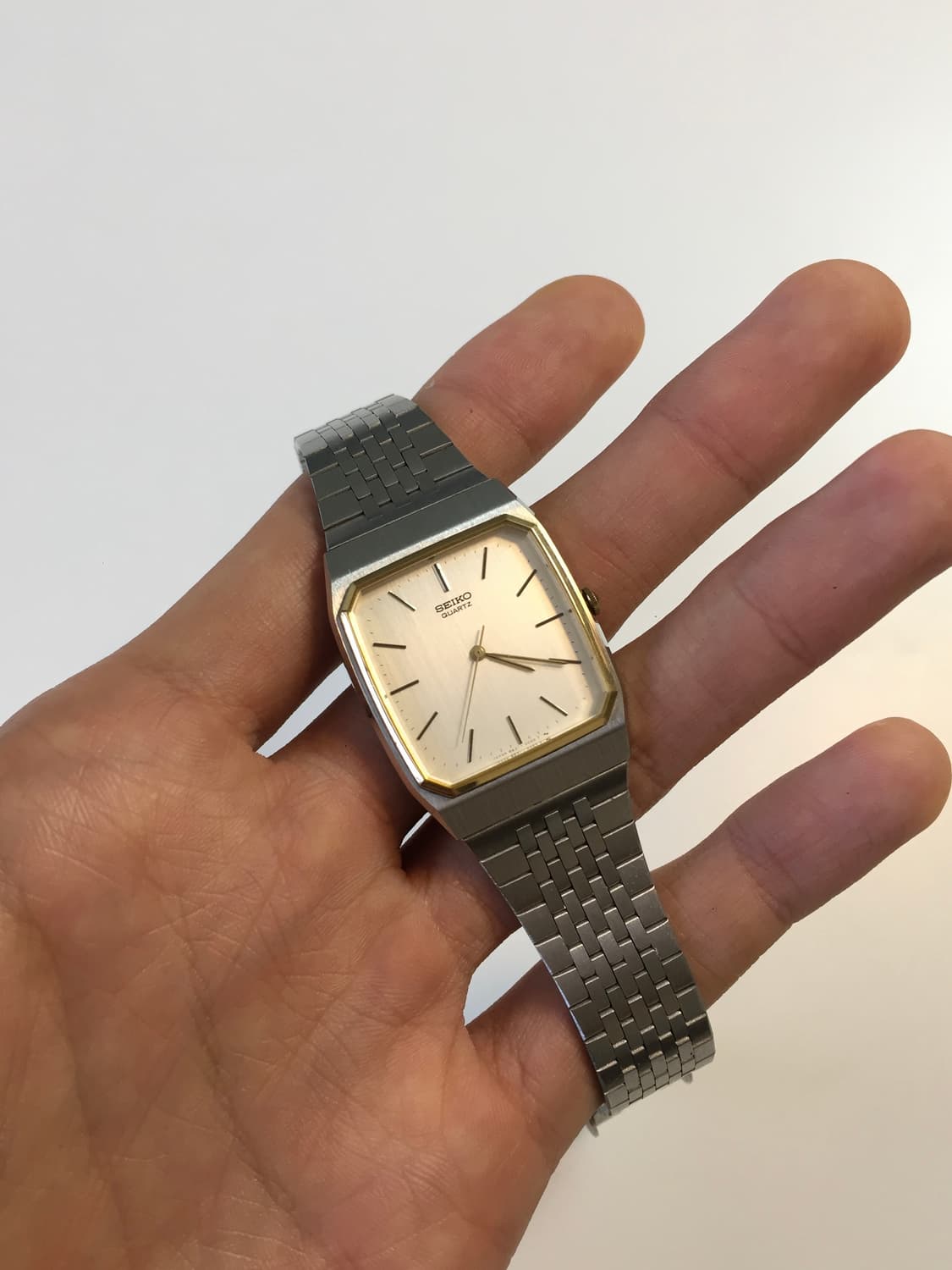 80s seiko square quartz combi 상품이미지2