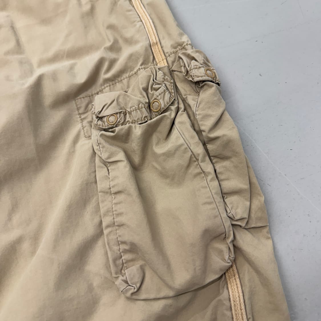 폴로 탄창 멀티포켓 와이드 워크 카고팬츠 반바지 상품이미지5