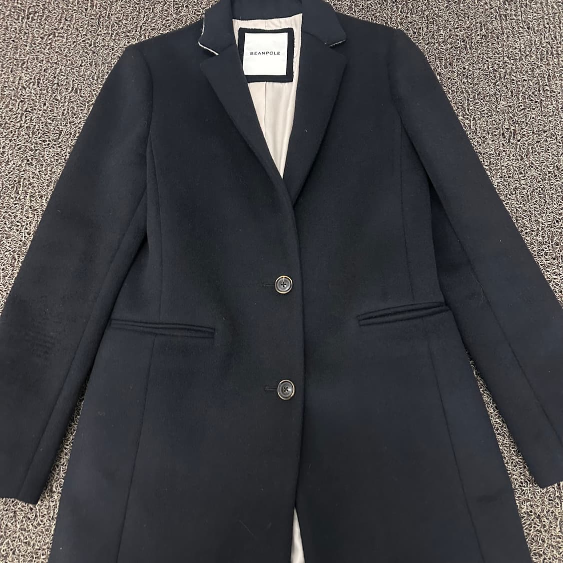 빈폴 여성 캐시미어 울 롱코트 블랙 90사이즈 상품이미지2