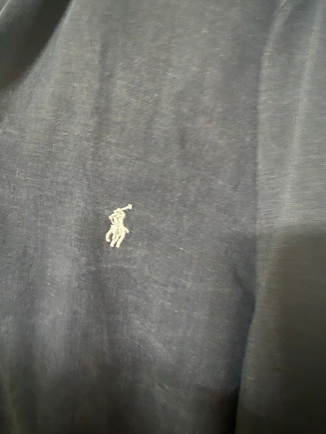 Ralph Lauren 린넨 셔츠 네이비 상품이미지3