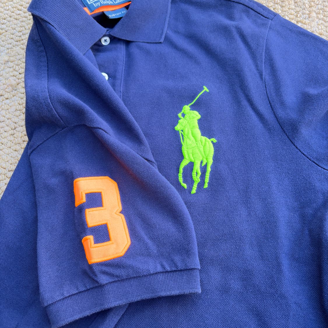 폴로 랄프로렌 형광 빅포니 PK 반팔 티셔츠 상품이미지3